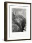 The Convent of St Saba, Wilderness of Engadi, Holy Land, 19th Century-J Horsburgh-Framed Giclee Print