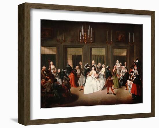 The Convent Parlour, C.1760-Giuseppe Gobbis-Framed Giclee Print