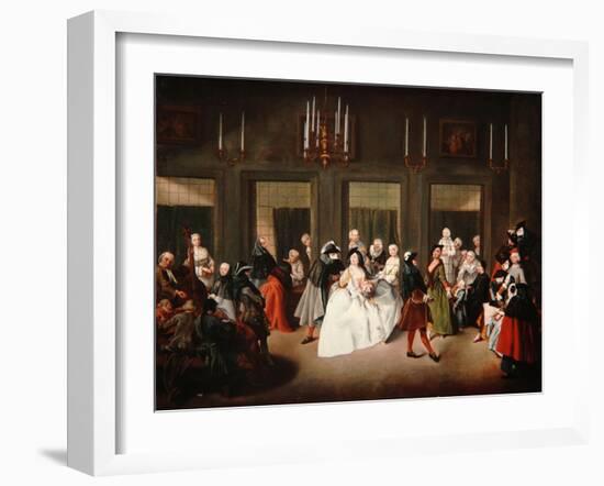 The Convent Parlour, C.1760-Giuseppe Gobbis-Framed Giclee Print