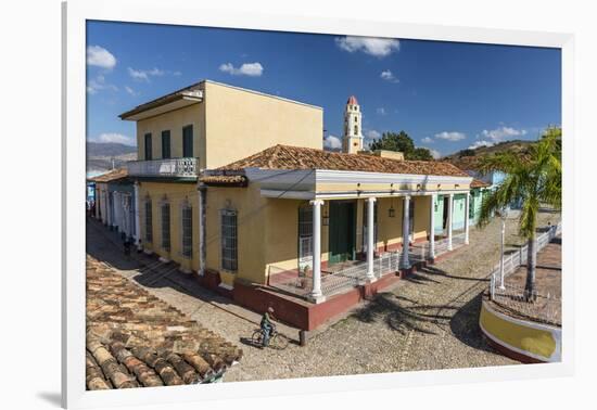 The Convento de San Francisco and Plaza Mayor, Trinidad, UNESCO World Heritage Site, Cuba, West Ind-Michael Nolan-Framed Photographic Print