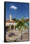 The Convento de San Francisco and Plaza Mayor, Trinidad, UNESCO World Heritage Site, Cuba, West Ind-Michael Nolan-Framed Stretched Canvas