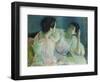 The Conversation, 1860-Mary Cassatt-Framed Giclee Print