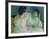 The Conversation, 1860-Mary Cassatt-Framed Giclee Print