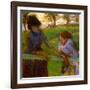 The Conversation, C.1889-Edgar Degas-Framed Giclee Print