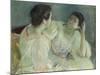 The Conversation, C.1896-Mary Cassatt-Mounted Giclee Print