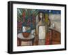 The Conversation-Wendy Wooden-Framed Giclee Print