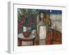 The Conversation-Wendy Wooden-Framed Giclee Print