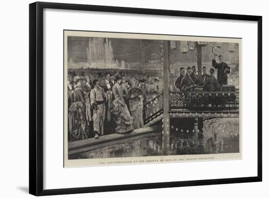 The Conversazione of the Society of Arts at the Health Exhibition-null-Framed Giclee Print