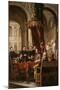 The Conversion and Baptism of St. Augustine by St. Ambrose, 1673-Juan de Valdes Leal-Mounted Giclee Print