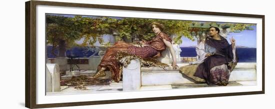 The Conversion of Paula-Sir Lawrence Alma-Tadema-Framed Premium Giclee Print