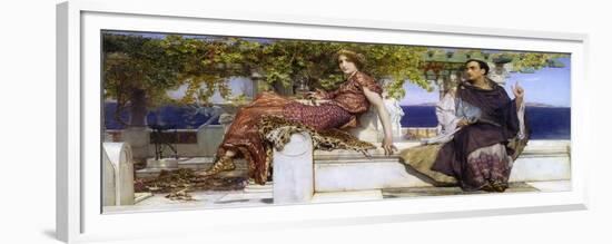 The Conversion of Paula-Sir Lawrence Alma-Tadema-Framed Premium Giclee Print