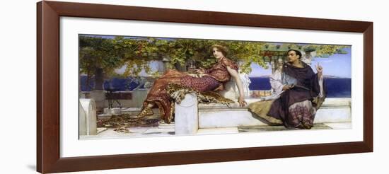 The Conversion of Paula-Sir Lawrence Alma-Tadema-Framed Art Print