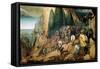 The Conversion of Saint Paul, 1567 (Painting)-Pieter the Elder Brueghel-Framed Stretched Canvas