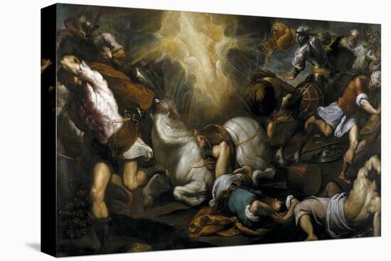 The Conversion of Saint Paul, 1592-Jacopo Palma il Giovane the Younger-Stretched Canvas