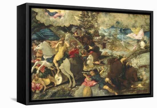 The Conversion of Saint Paul, c.1545-Jacopo Robusti Tintoretto-Framed Stretched Canvas