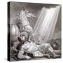 The Conversion of Saul, C1810-C1844-Henry Corbould-Stretched Canvas