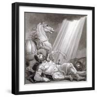 The Conversion of Saul, C1810-C1844-Henry Corbould-Framed Giclee Print