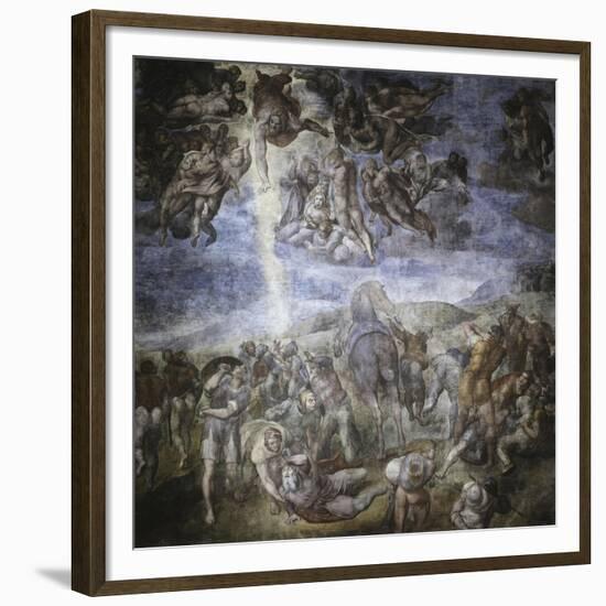 The Conversion of Saul-Michelangelo Buonarroti-Framed Giclee Print