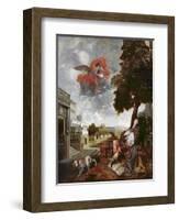 The Conversion of St. Augustine, C.1663-Gerard De Lairesse-Framed Giclee Print