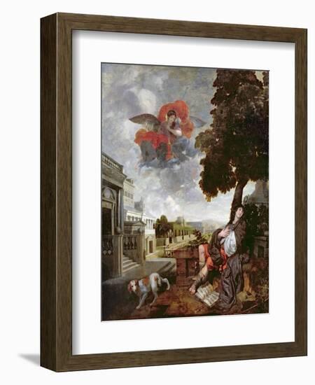 The Conversion of St. Augustine, C.1663-Gerard De Lairesse-Framed Giclee Print