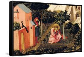 The Conversion of St. Augustine-Fra Angelico-Framed Stretched Canvas