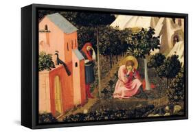 The Conversion of St. Augustine-Fra Angelico-Framed Stretched Canvas