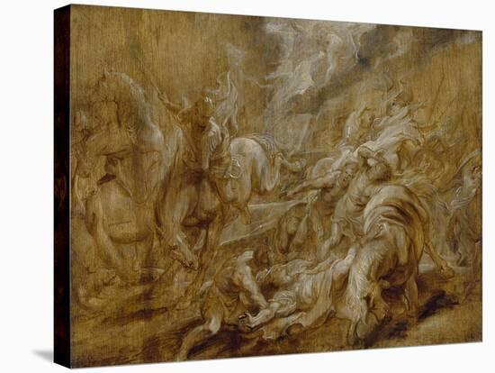 The Conversion of St Paul, C. 1616 - 1620-Peter Paul Rubens-Stretched Canvas