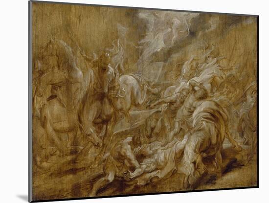 The Conversion of St Paul, C. 1616 - 1620-Peter Paul Rubens-Mounted Giclee Print