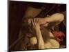 The Conversion of St. Paul (Detail)-Caravaggio-Mounted Giclee Print