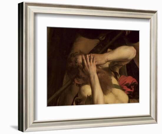 The Conversion of St. Paul (Detail)-Caravaggio-Framed Giclee Print