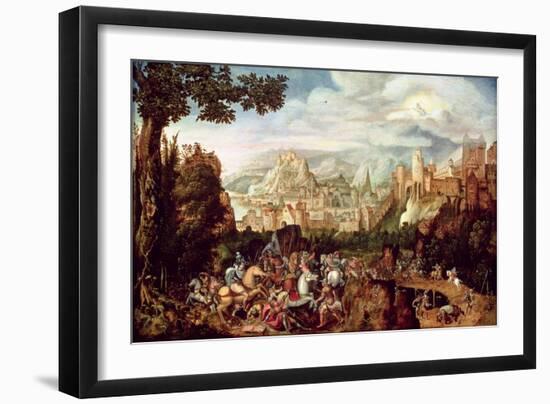 The Conversion of St. Paul on the Road to Damascus-Herri Met De Bles-Framed Giclee Print