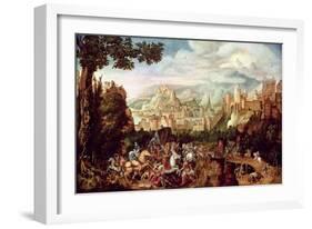 The Conversion of St. Paul on the Road to Damascus-Herri Met De Bles-Framed Giclee Print