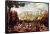 The Conversion of St. Paul on the Road to Damascus-Herri Met De Bles-Framed Stretched Canvas