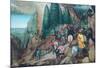 The Conversion of St.Paulus-Pieter Bruegel the Elder-Mounted Collectable Print