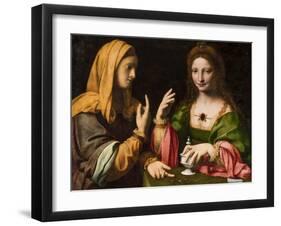 The Conversion of the Magdalen, C.1520-Bernardino Luini-Framed Giclee Print