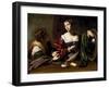 The Conversion of the Magdalene, C.1598 (Oil and Tempera on Canvas)-Caravaggio-Framed Giclee Print