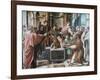 The Conversion of the Proconsul, 1515-1516-Raphael-Framed Giclee Print