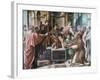 The Conversion of the Proconsul, 1515-1516-Raphael-Framed Giclee Print