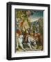 The Conversion on the Way to Damascus-Lucas Cranach the Younger-Framed Giclee Print