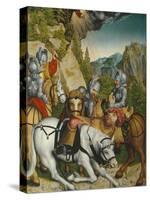 The Conversion on the Way to Damascus-Lucas Cranach the Younger-Stretched Canvas
