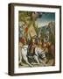 The Conversion on the Way to Damascus-Lucas Cranach the Younger-Framed Giclee Print