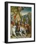The Conversion on the Way to Damascus-Lucas Cranach the Younger-Framed Giclee Print