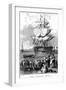 The Convict Ship, C1820-Henry Adlard-Framed Giclee Print