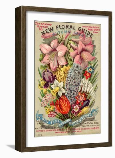 The Conyard and Jones' Co. New Floral Guide, Autumn 1898-null-Framed Art Print