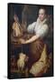 The Cook, by Vincenzo Campi (1536-1591), from Painting by Joachim Beuckelaer (1533-1574)-null-Framed Stretched Canvas