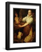 The Cook by Vincenzo Campi 1536-91 Italian-Vincenzo Campi-Framed Giclee Print