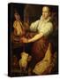 The Cook by Vincenzo Campi 1536-91 Italian-Vincenzo Campi-Stretched Canvas