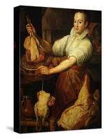 The Cook by Vincenzo Campi 1536-91 Italian-Vincenzo Campi-Stretched Canvas