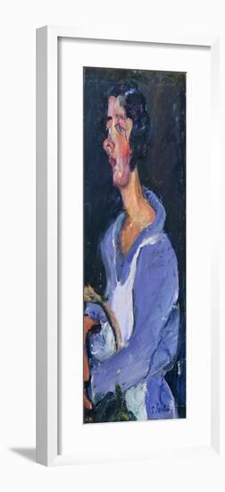 The Cook (Woman in Blue), La Cuisiniere (Femme en Bleu), C. 1935-Chaim Soutine-Framed Giclee Print