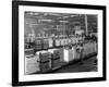 The Cooker Assembly Line at the Gec Factory, Swinton, South Yorkshire, 1963-Michael Walters-Framed Photographic Print